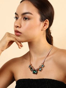 Sohi - Blue Drops Dainty Necklace