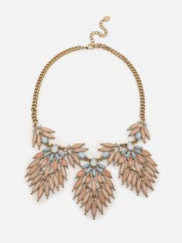 Sohi - Gold Plated Designer Stone Necklace