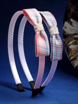 Stol'N - Hair Band Set of 2 Pcs-Pink (3-12 Years)