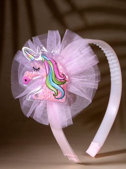 Stol'N - Unicorn Embellished Hair Band-Pink (3-12 Years)