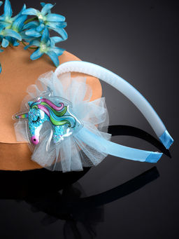 Stol'N - Unicorn Embellished Hair Band-Sky blue (3-12 Years)