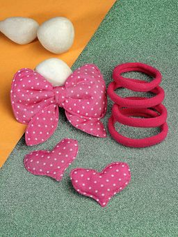 Stol'N - Bow Rubber Band Set of 7 Pcs-Dark blue (3-12 Years)