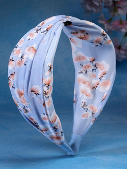 Stol'N - Floral Printed Hair Band-Blue (3-12 Years)