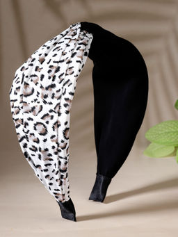 Stol'N - Printed Hair Band-Black, White (3-12 Years)