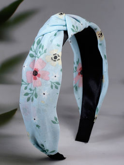 Stol'N - Floral Printed Hair Band-Blue (3-12 Years)