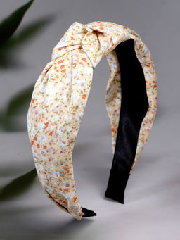 Stol'N - Floral Printed Hair Band-Yellow (3-12 Years)