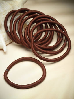 Stol'N - Rubber Band Set of 10 Pcs-Dark Brown (3-12 Years)