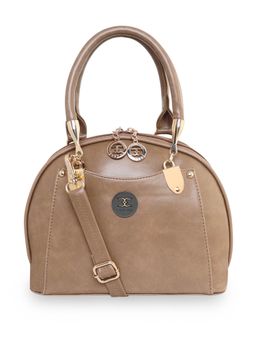 ESBEDA - Beige Color Solid Pattern D Shape Handbag For Women