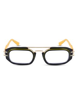 Voyage - Black & Yellow Oval Eyeglasses for Men & Women 7255MG3928