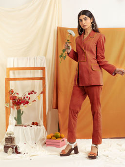 MEESA - Scarlet Pant & Blazer Co-Ord (Set of 2)