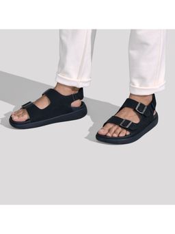 Neeman's - Black Pure Whoosh Duo Glides Sandals