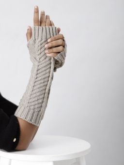 Twenty Dresses by Nykaa Fashion - Beige All Of My Ways Hand Gloves