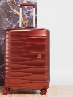 Roncato - STELLAR Red Color Polycarbonate Material Hard 26" Medium Trolley