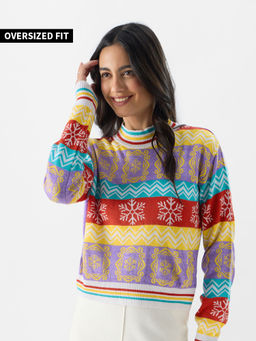 The Souled Store - Official Friends: The Frame Women Oversized Sweater