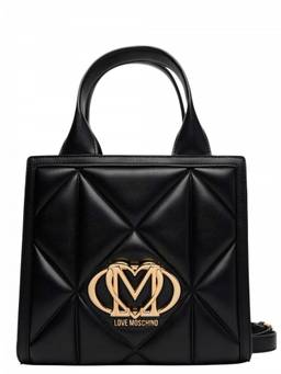 Love Moschino - Black Logo Small Tote Bag