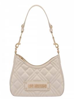 Love Moschino - Ivory Logo Medium Shoulder Bag