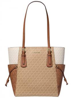 Michael Kors - Brown Multi Voyager Large Tote Bag
