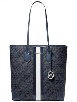 Michael Kors - Navy Blue Eva Large Tote Bag