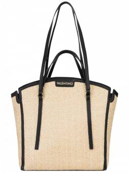 Mario Valentino - Black Demetra Top Zip Large Tote Bag