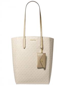 Michael Kors - White/Golden Vincent Large Tote Bag