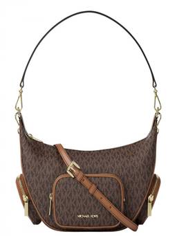 Michael Kors - Dark Brown Merritt Convertible Medium Shoulder Bag