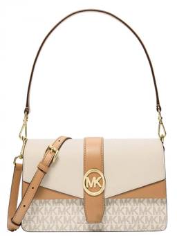 Michael Kors - Cream Multi Greenwich Convertible Medium Shoulder Bag