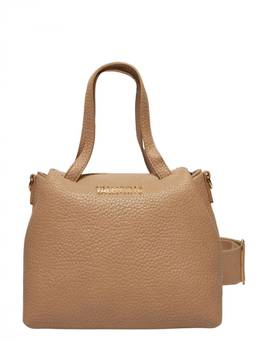 Mario Valentino - Beige Blossom Re Top Zip Small Tote Bag