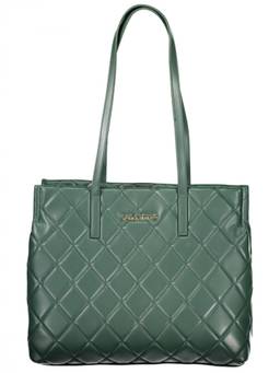 Mario Valentino - Dark Green Ocarina Top Zip Large Tote Bag