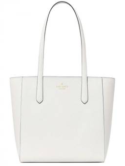 Kate Spade - White Gwen Top Zip Medium Tote Bag