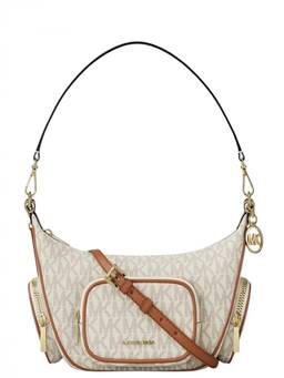 Michael Kors - White Merritt Convertible Small Shoulder Bag