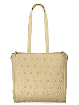 Mario Valentino - Beige Joia Top Zip Medium Tote Bag