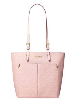 Michael Kors - Light Pink Jet Set Top Zip Medium Tote Bag