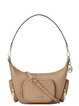 Michael Kors - Light Brown Merritt Convertible Small Shoulder Bag