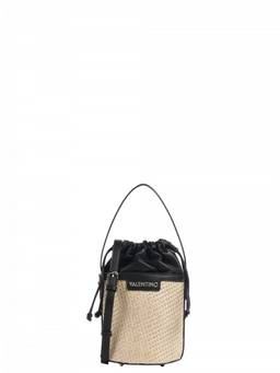 Mario Valentino - Beige/Black Demetra Mini Bucket Bag