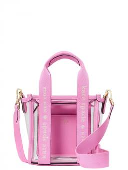 Kate Spade - Pink Kip Clear Top Zip Mini Tote Bag