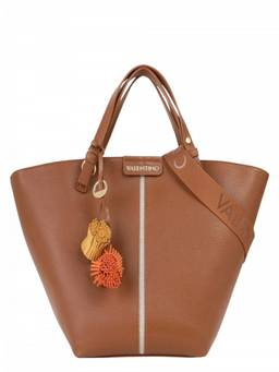 Mario Valentino - Brown Hibris re Top Zip Large Tote Bag