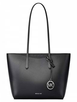 Michael Kors - Black Arden Top Zip Large Tote Bag