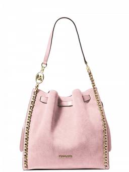 Michael Kors - Light Pink Mina Large Shoulder Bag
