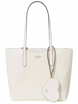 Kate Spade - White Cece Large Tote Bag
