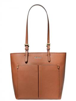 Michael Kors - Brown Jet Set Top Zip Medium Tote Bag