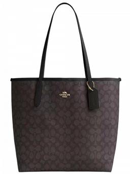 Coach - Dark Brown City Large Tote Bag