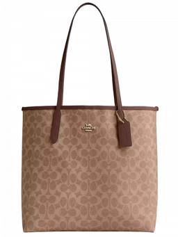 Coach - Tan City Large Tote Bag