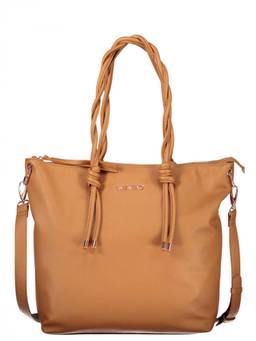 Mario Valentino - Brown Scarlett Top Zip Large Tote Bag
