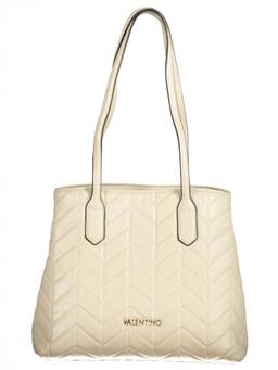 Mario Valentino - Off White Petal Re Top Zip Large Tote Bag