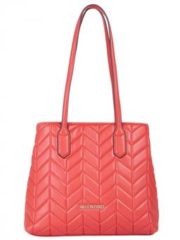Mario Valentino - Red Petal Re Top Zip Large Tote Bag