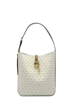 Michael Kors - White Lyra Small Shoulder Bag