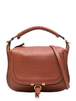 Chloe - Brown Marcie Small Shoulder Bag