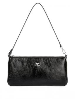 Courreges - Black Naplack Small Shoulder Bag
