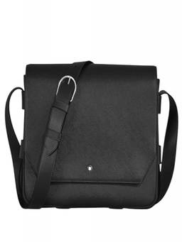 Montblanc - Black Logo Large Messenger Bag