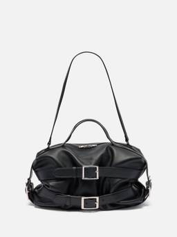 Simone Rocha - Black Biker Belt Shoulder Bag